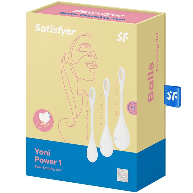 Satisfyer - Ensemble Entraînement Yoni Power 1 Blanc - Image 4