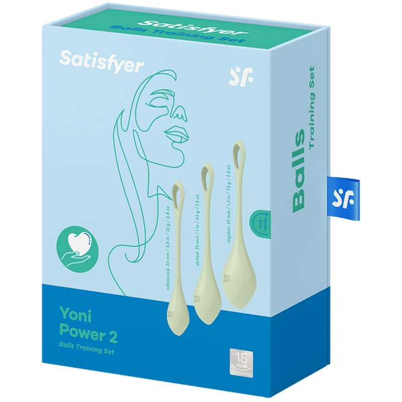 Satisfyer - Ensemble Entraînement Yoni Power 2 Vert - Image 3