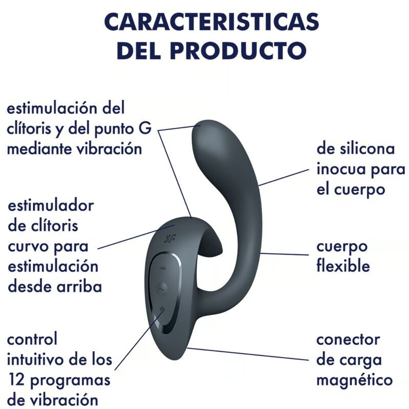Satisfyer - G For Goddess 1 Vibrateur Rabbit Gris Fonc? - Image 4