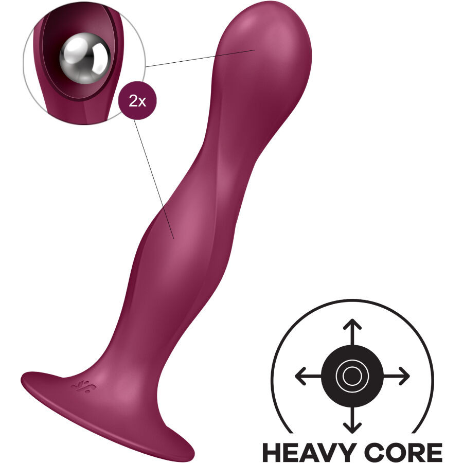 Satisfyer - Silicone Dubbele Ball-R Grenat - Image 3