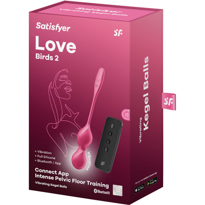 SATISFYER - LOVE BIRDS 2 BALLES VIBRANTES DE KEGEL + APPLICATION GRATUITE - Image 5