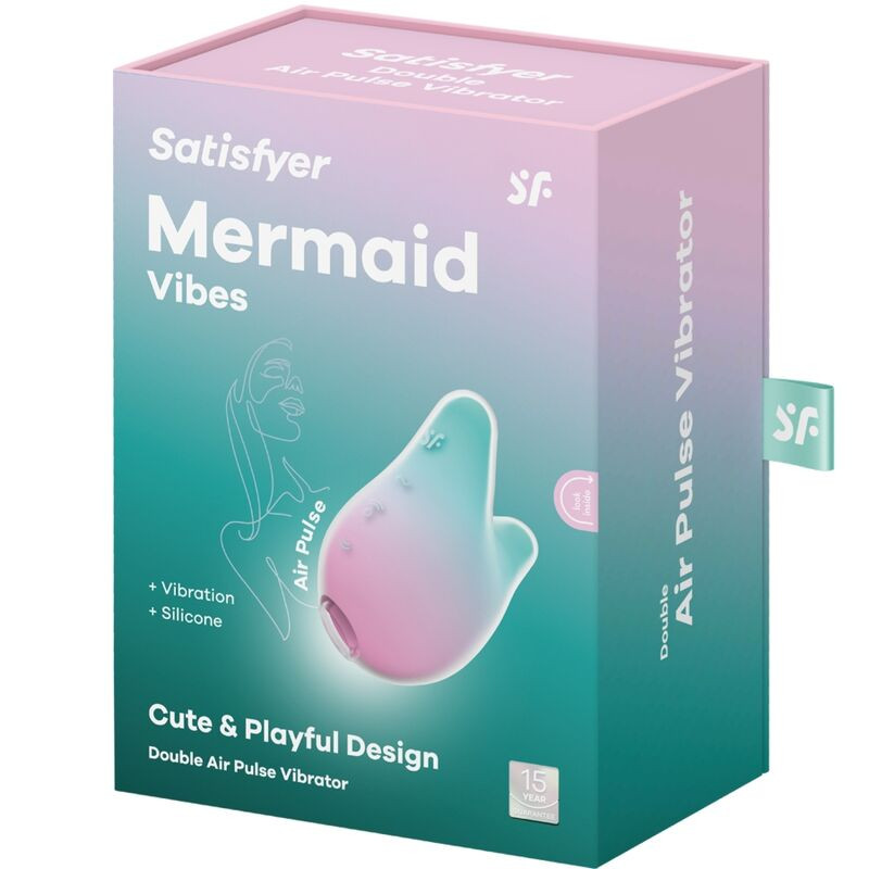 Satisfyer - Mermaid Vibes Stimulateur & Vibrateur Menthe Et Rose - Image 5