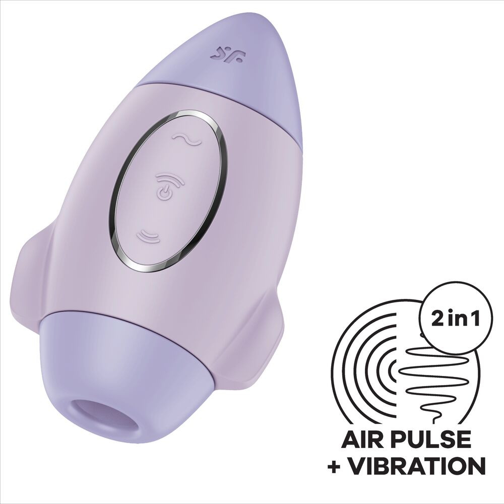SATISFYER - MISSION CONTROL KLEINE VIBRATOR DUBBELE IMPULSIE LILA - Image 4