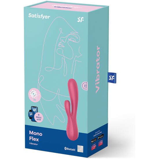 SATISFYER - MONO FLEX RED WITH APP - Image 4