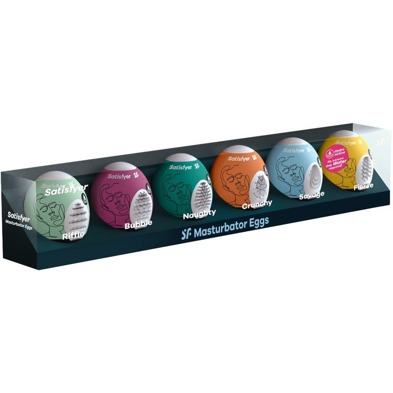 SATISFYER - MASTURBATOR EGGS 6 UNITS SET - Image 2