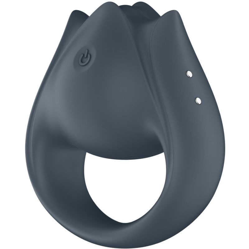 SATISFYER - PERFECT PAIR 2 MULTIVIBRATOR 2 IN 1 PENISRING EN VINGERSTIMULATOR GRIS - Image 2