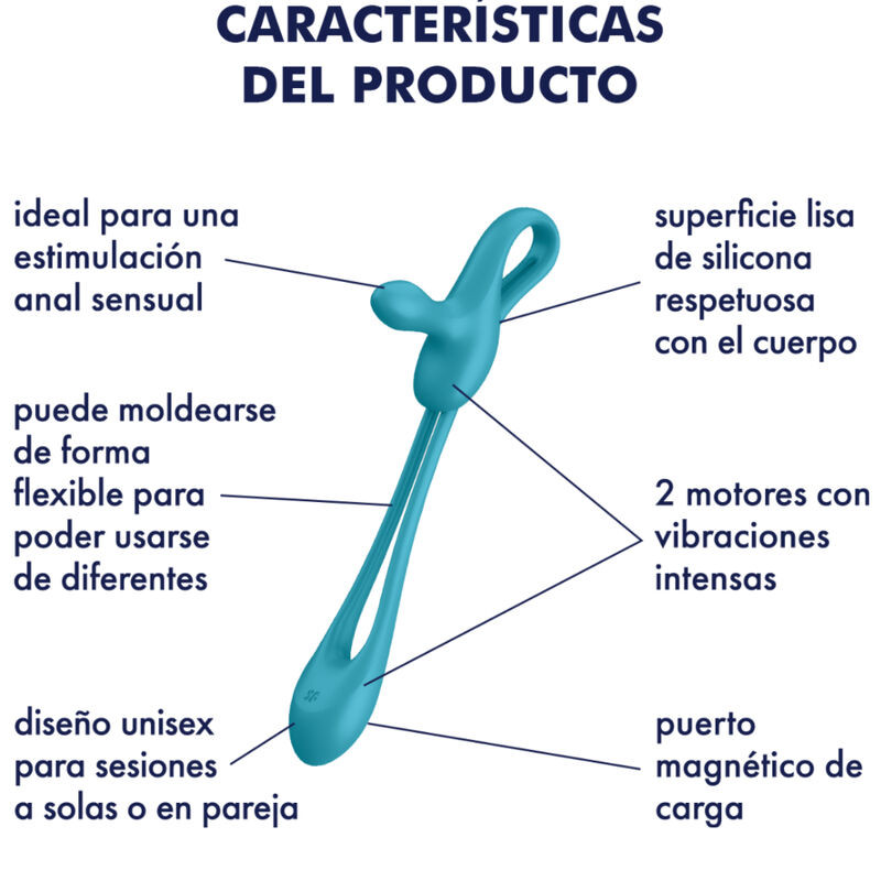 SATISFYER - PLUG & PLAY 1 FLEXIBLE MULTIVIBRATOR - Image 5