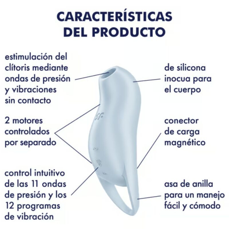 Satisfyer - Pocket Pro 1 Stimulateur De Clitoris Bleu Clair - Image 4