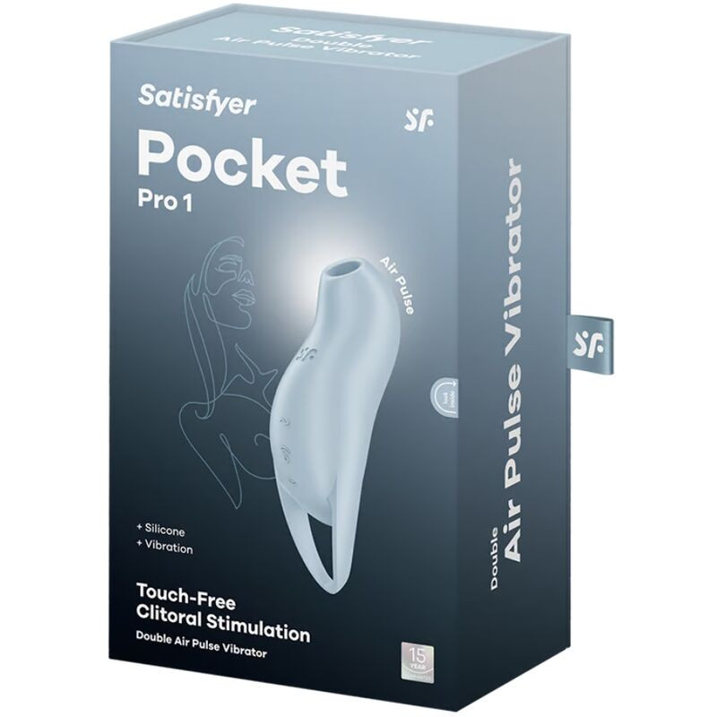 Satisfyer - Pocket Pro 1 Stimulateur De Clitoris Bleu Clair - Image 5