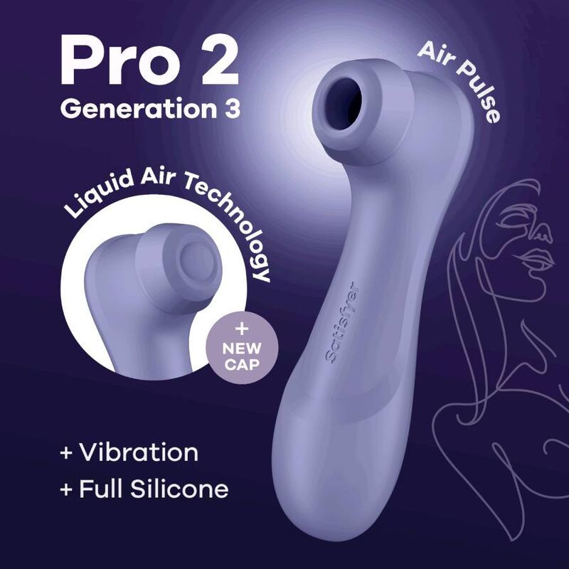 Satisfyer - Pro 2 Génération 3 Technologie Air Liquide Vin Rouge - Image 14