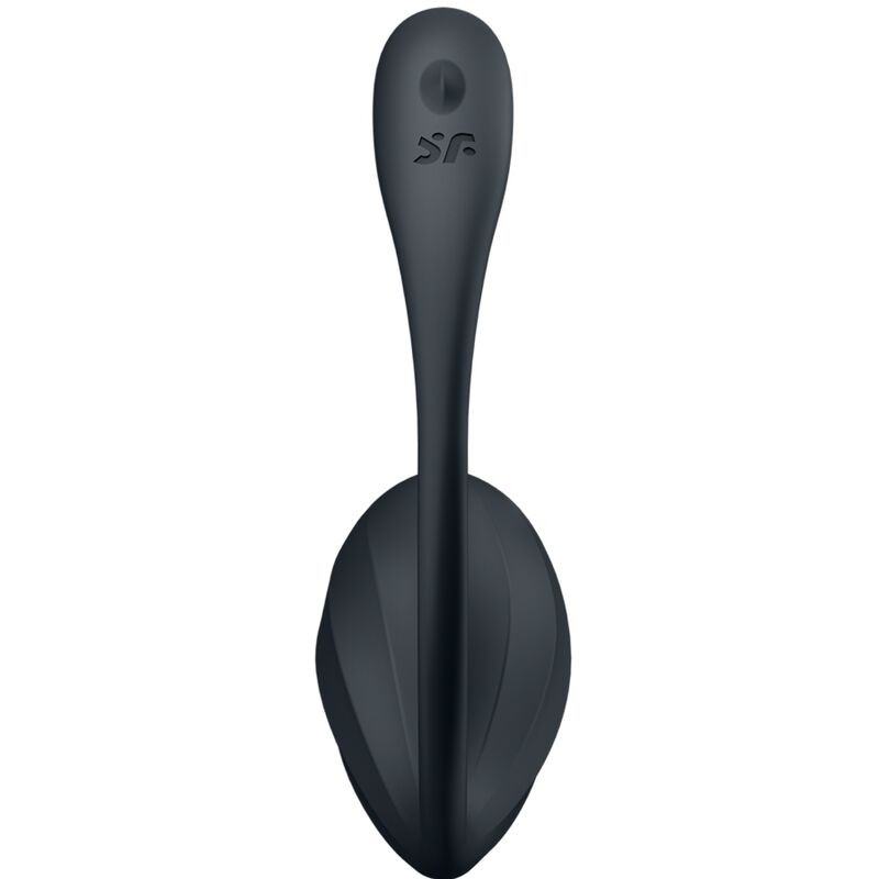 Satisfyer - Ribbed Petal Télécommande De Stimulateur De Point G Noir Application Gratuite - Image 3