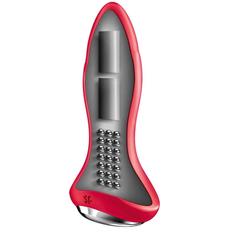Satisfyer - Rotator Plug 1+ Vibrating Plug App Red - Image 2