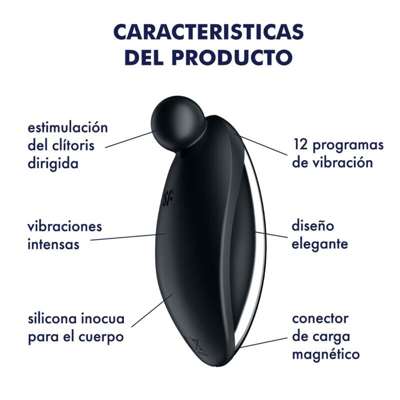 Satisfyer - Spot On 2 Vibrateur Lay-On Noir - Image 4