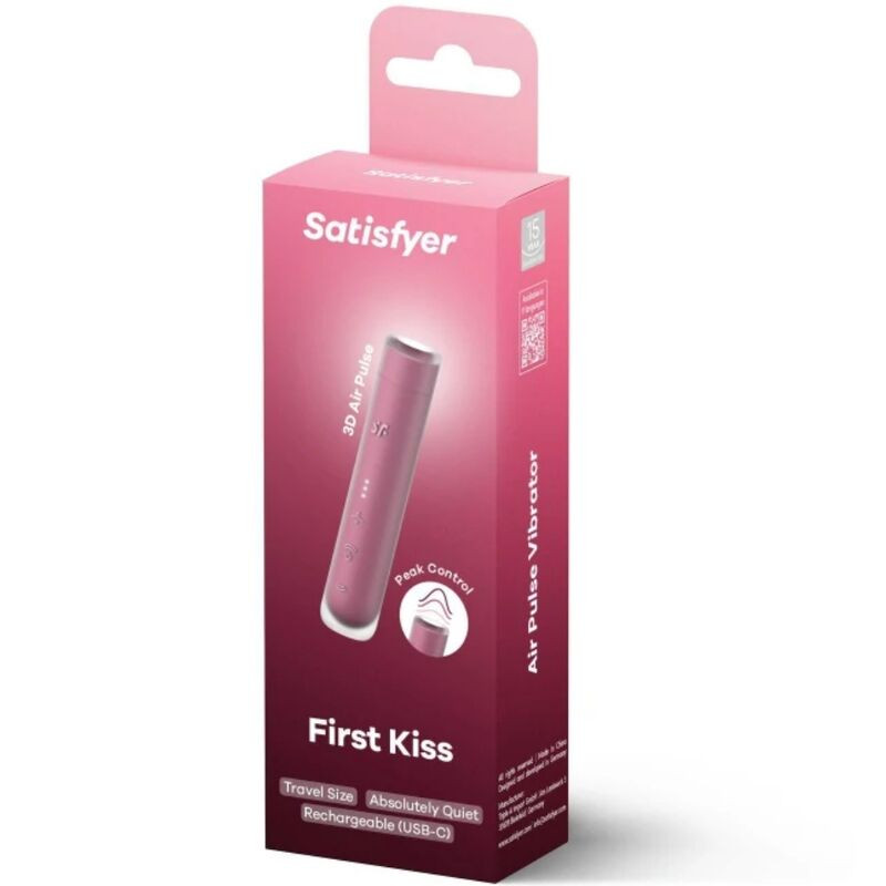 Satisfyer - Stimulateur De Clitoris First Kiss Wave Garnet - Image 2
