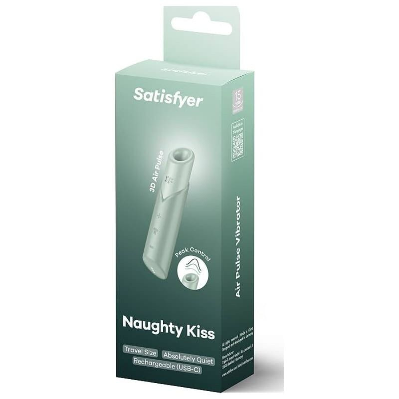 Satisfyer - Stimulateur De Clitoris Naughty Kiss Wave Aigue-Marine - Image 2