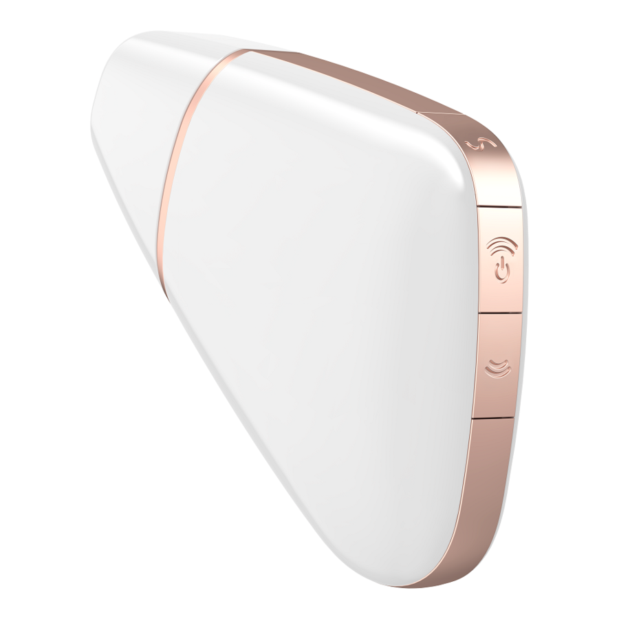 SATISFYER - STIMULATEUR ET VIBRATEUR AIR LOVE TRIANGLE BLANC - Image 2