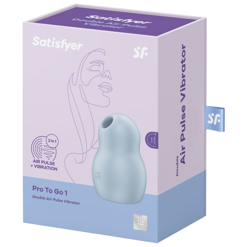 Satisfyer - Stimulateur Et Vibrateur Double Air Pulse Pro To Go 1 Rouge - Image 12
