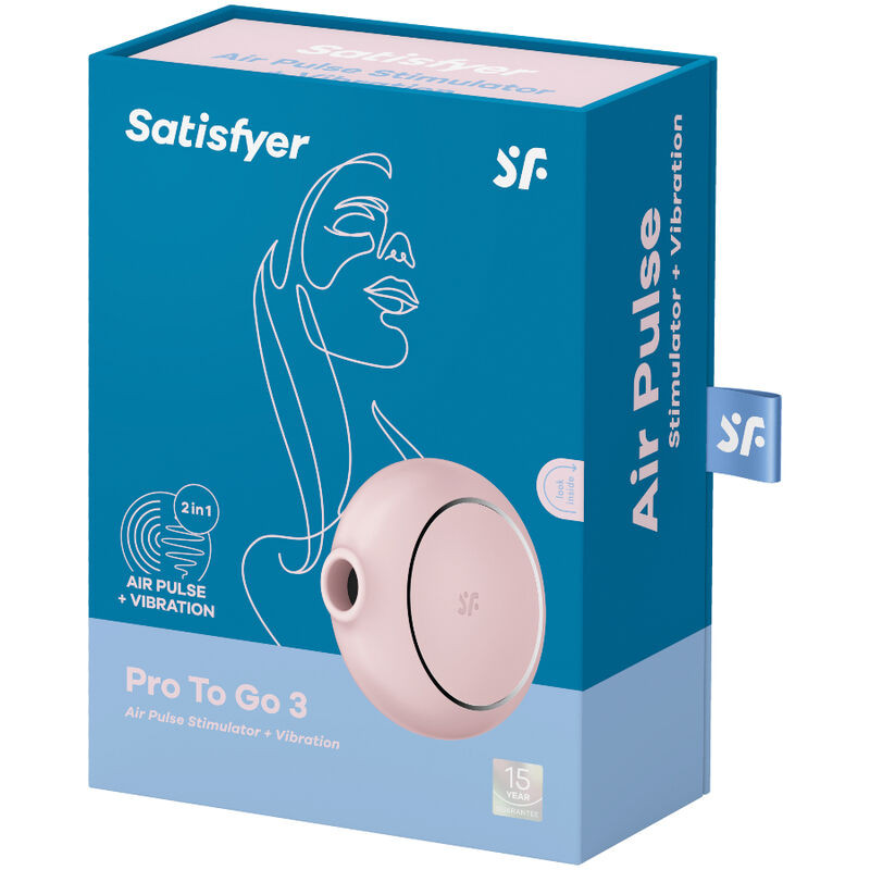 Satisfyer - Stimulateur Et Vibrateur Double Air Pulse Pro To Go 3 Noir - Image 10