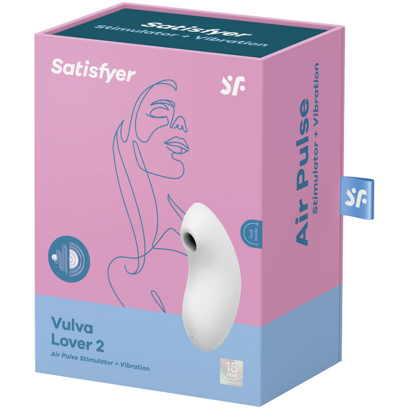 Satisfyer - Stimulateur Et Vibrateur Vulva Lover 2 Air Pulse Bleu - Image 8