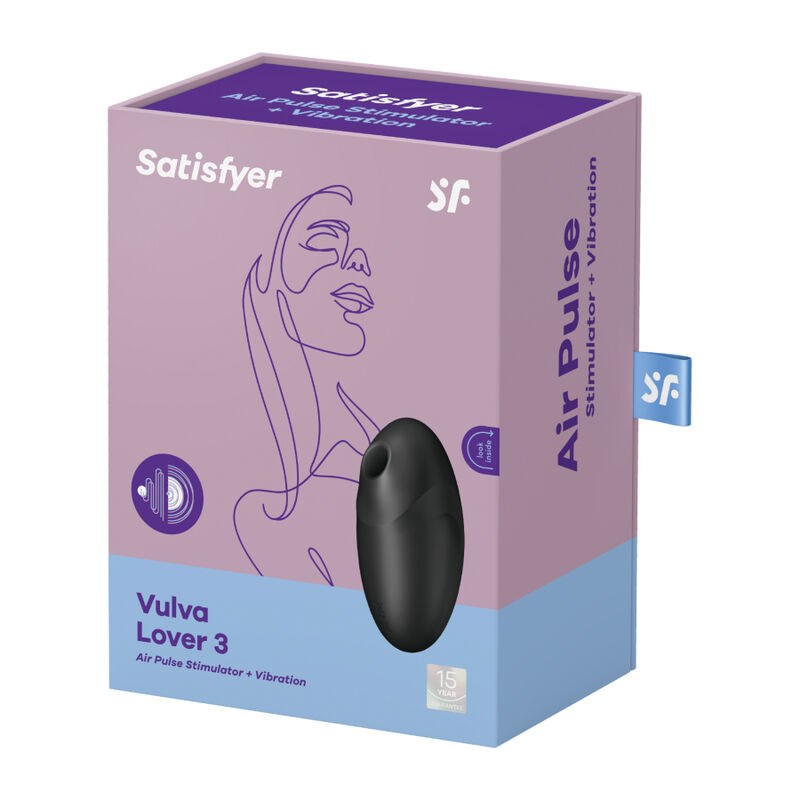 Satisfyer - Stimulateur Et Vibrateur Vulva Lover 3 Noir - Image 4