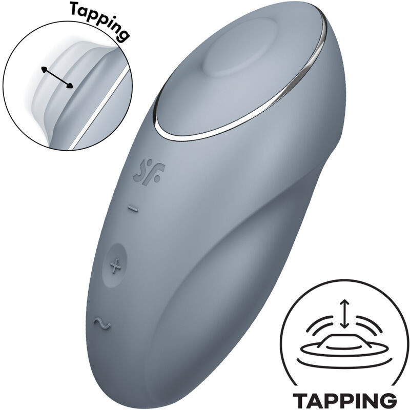 Satisfyer - Tap & Climax 1 Lay-On Vibrator Rood - Image 13