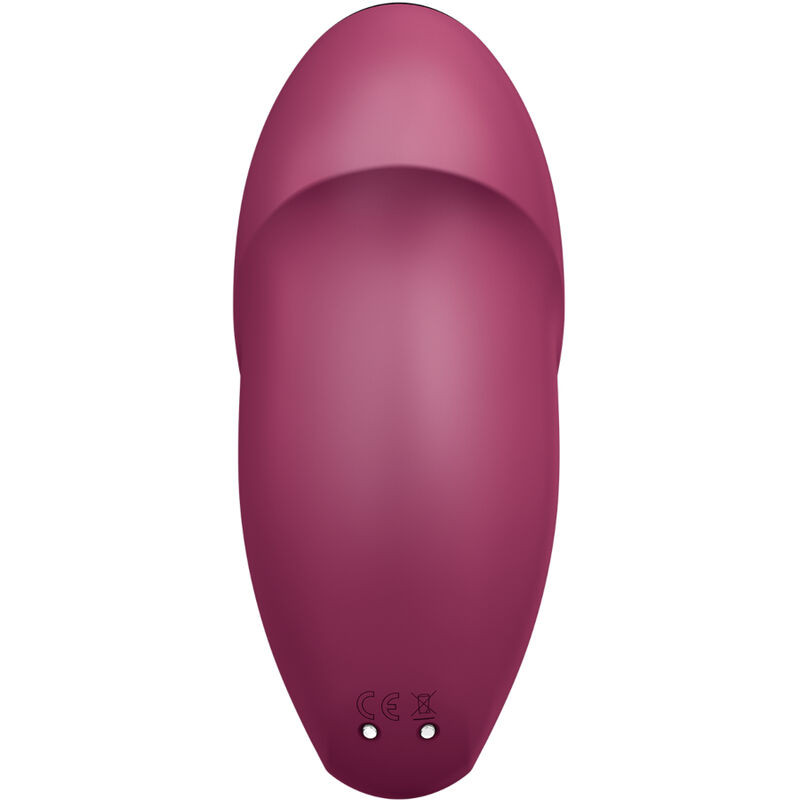 Satisfyer - Tap & Climax 1 Lay-On Vibrator Rood - Image 3