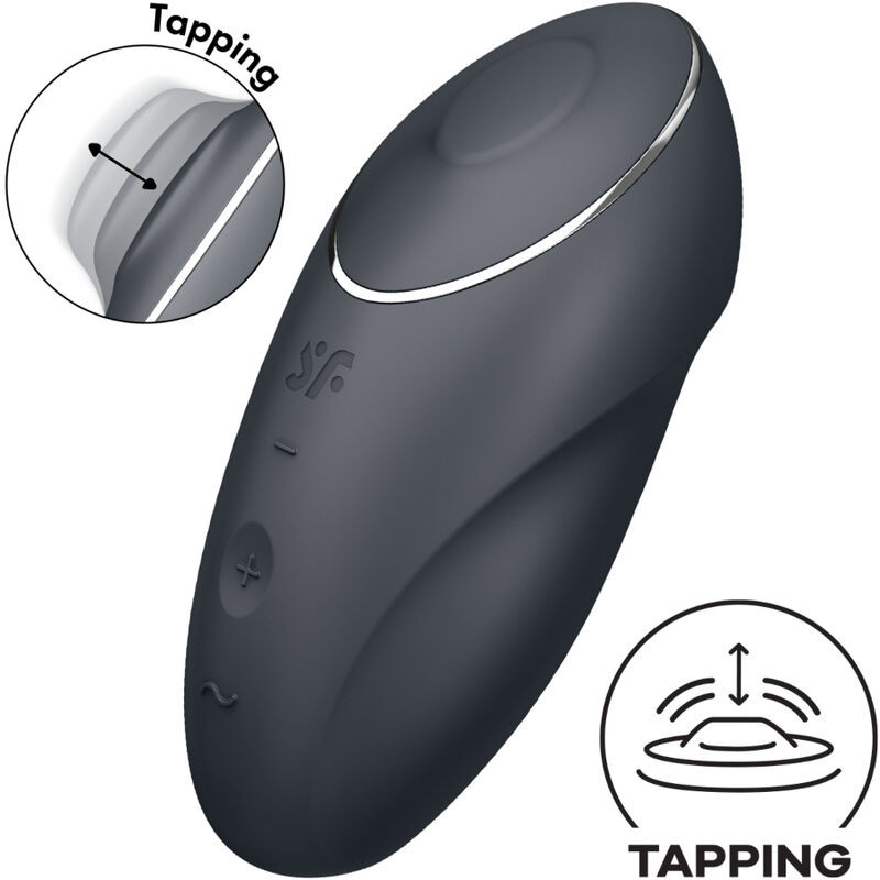 Satisfyer - Tap & Climax 1 Lay-On Vibrator Rood - Image 8