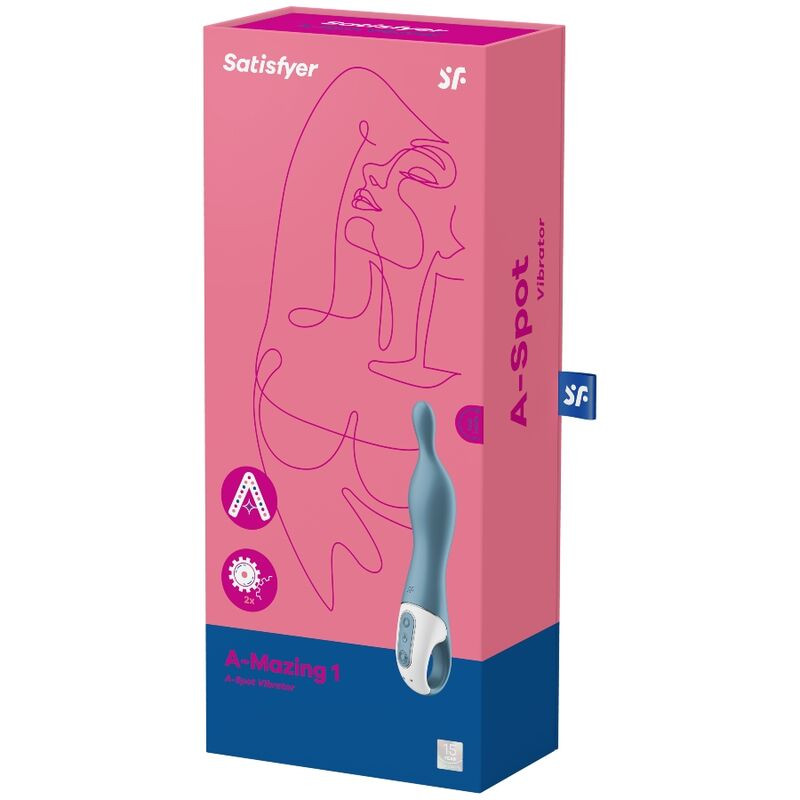 Satisfyer - Vibrator Amazing 1 Aspot Blauw - Image 3