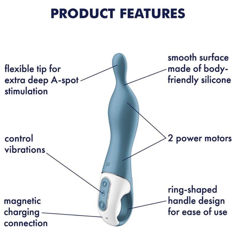 Satisfyer - Vibrator Amazing 1 Aspot Blauw - Image 4