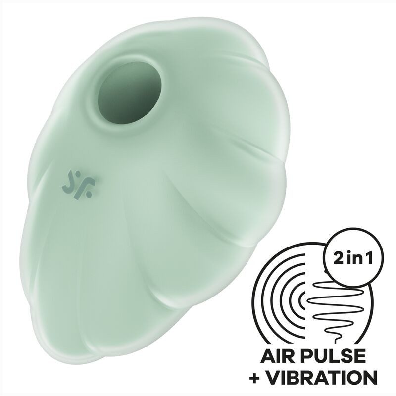 Satisfyer - Vibrateur Cloud Dancer Vert Air Pulse - Image 4