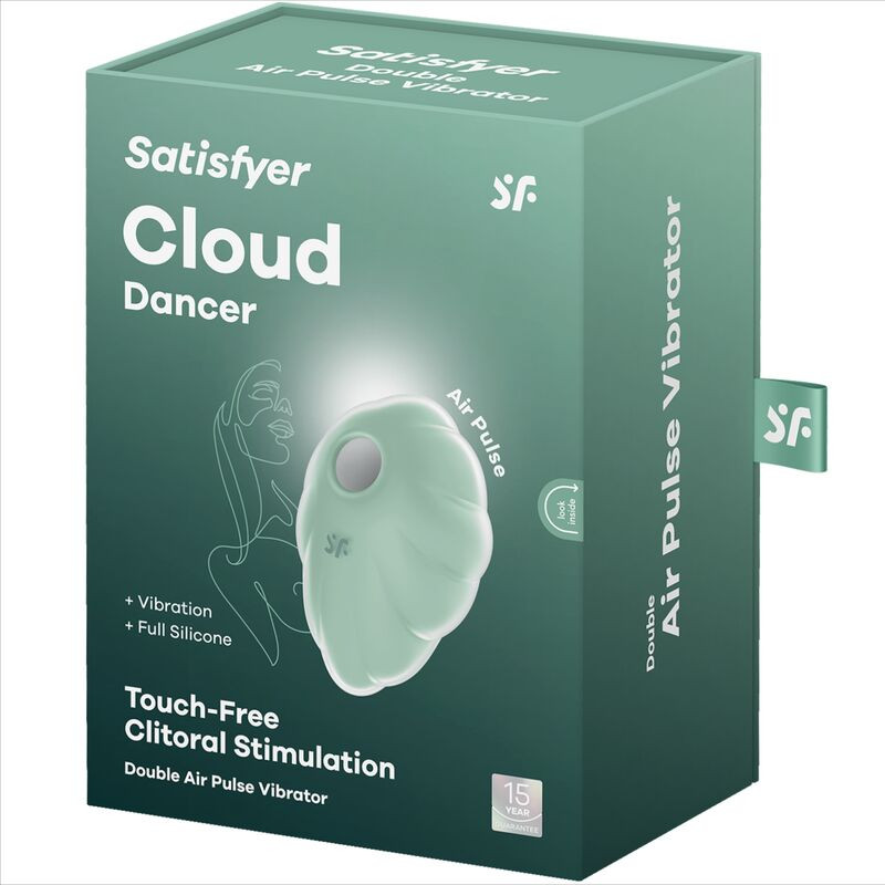 Satisfyer - Vibrateur Cloud Dancer Vert Air Pulse - Image 5