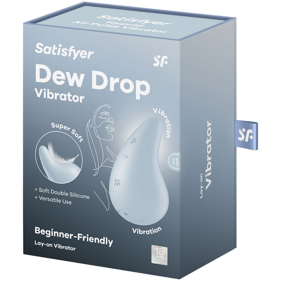 SATISFYER - DEW DROP VIBRATOR LAY-ON WHITE - Image 10