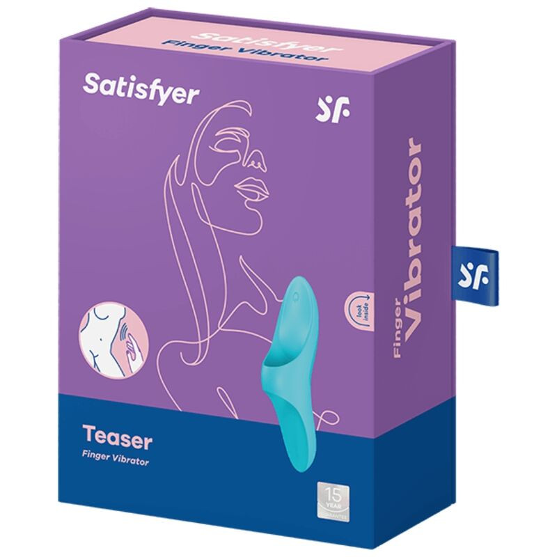 SATISFYER - VIBRATEUR  DOIGTS TEASER LUMIÈRE BLEUE - Image 5