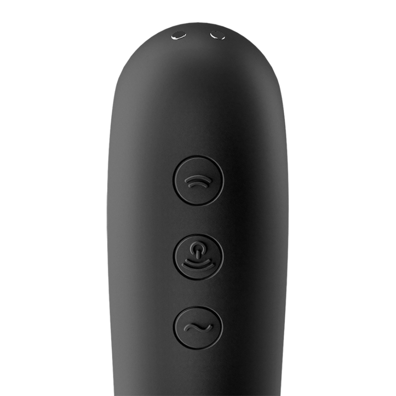 Satisfyer - Vibrateur Dual Kiss Air Pulse Noir - Image 3