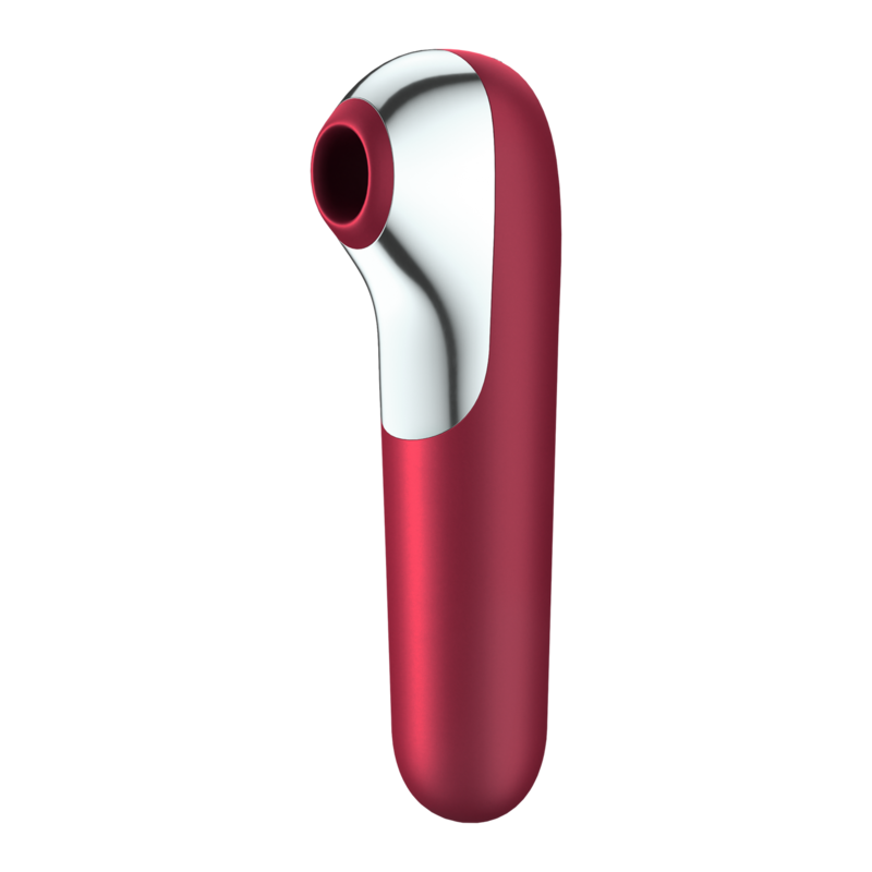 Satisfyer - Dual Love Vibrator And Suctioner With Pulsed Air Red - Image 5