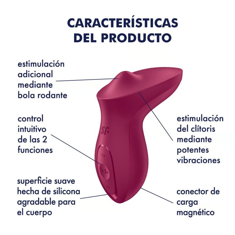 Satisfyer - Vibrateur Exciterrr À Poser Sur Le Clitoris Fuchsia - Image 4