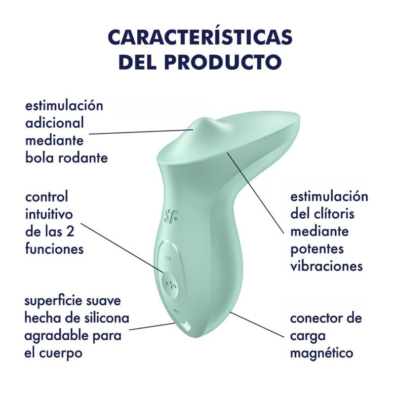 Satisfyer - Vibrateur Exciterrr À Poser Sur Le Clitoris Menthe - Image 4
