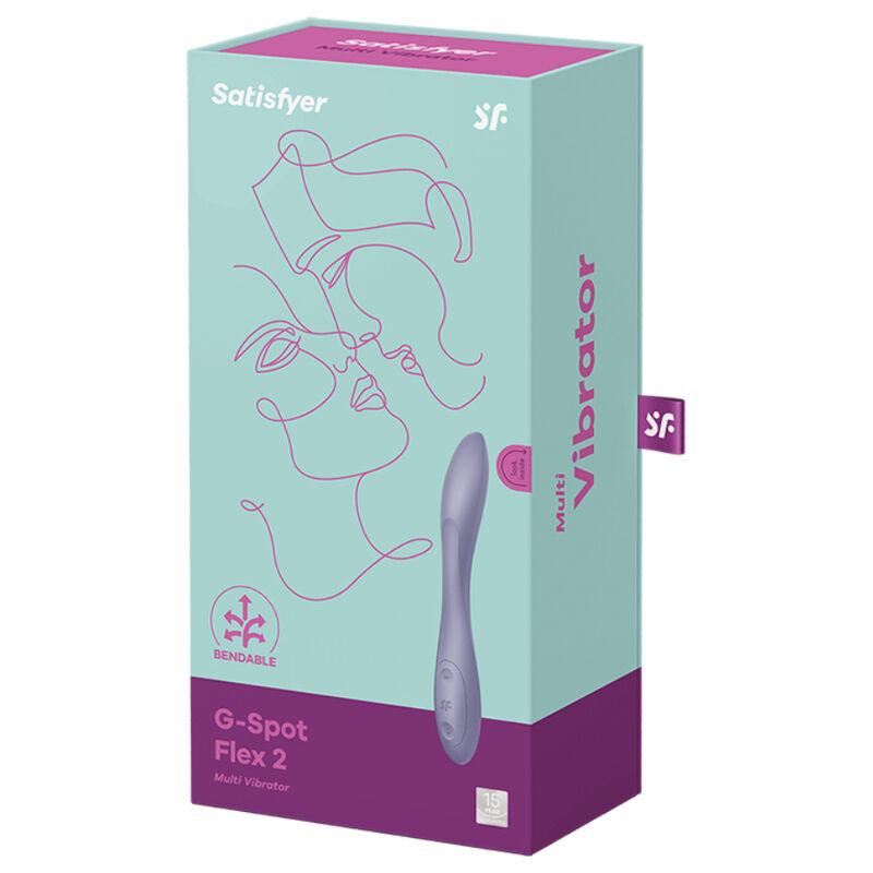 SATISFYER - G-SPOT FLEX 2 MULTI VIBRATOR PURPLE - Image 4