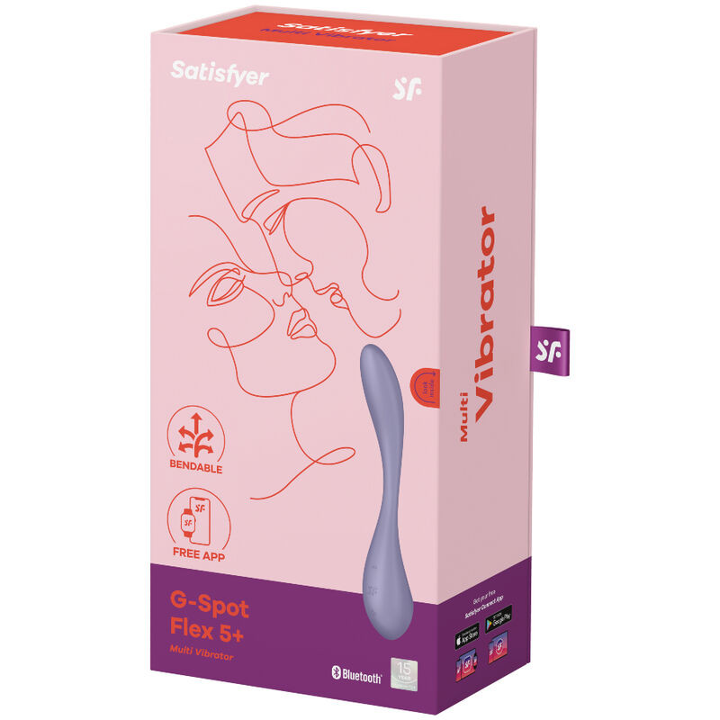 Satisfyer - Vibrateur Multi G-Spot Flex 5 Bleu - Image 10