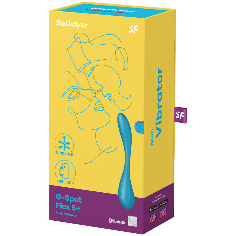 Satisfyer - Vibrateur Multi G-Spot Flex 5 Bleu - Image 5