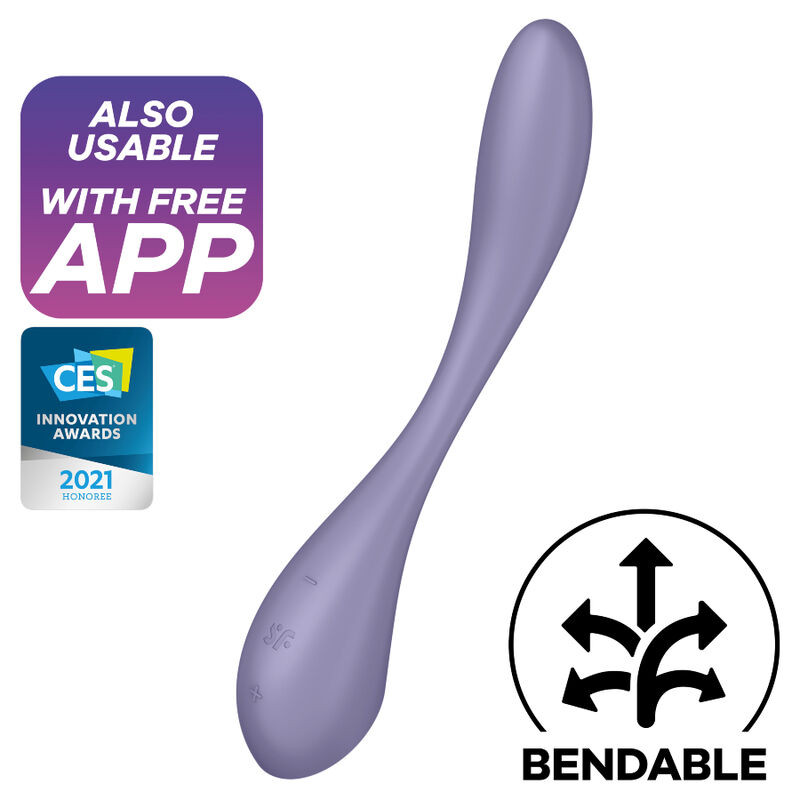 Satisfyer - Vibrateur Multi G-Spot Flex 5 Bleu - Image 6