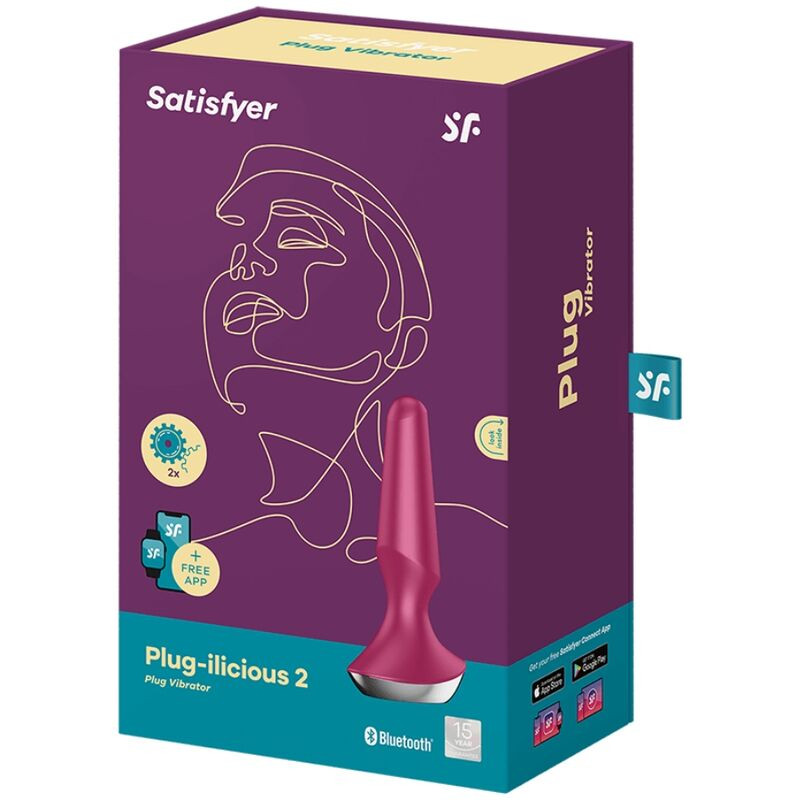 Satisfyer - Plug Ilicious 2 Plug Vibrator Berry - Image 5