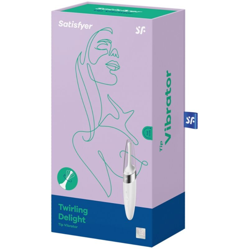 Satisfyer - Vibrateur  Pointe De Clit Twirling Delight Blanc - Image 3