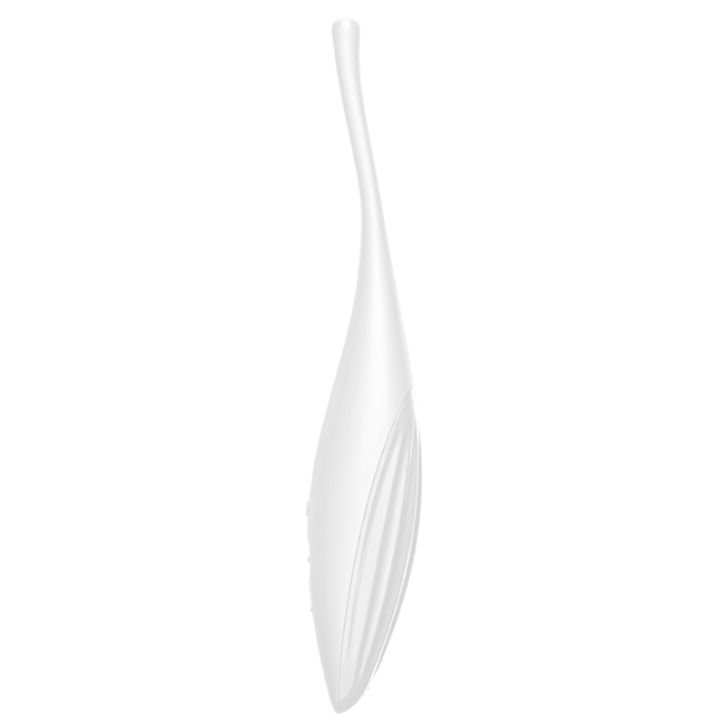Satisfyer - Vibrateur  Pointe De Clit Twirling Joy Blanc - Image 2