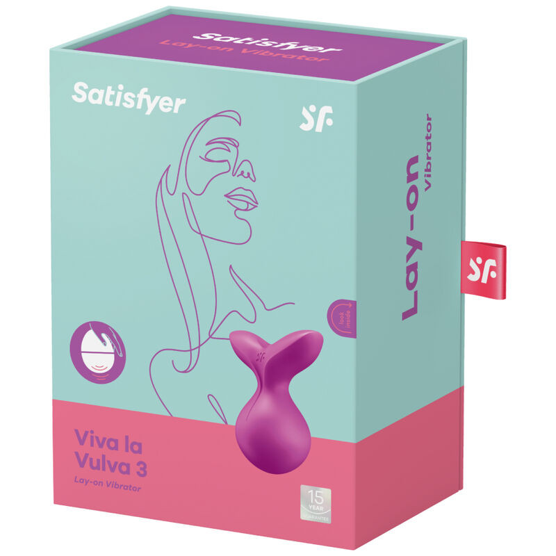 Satisfyer - Vibrateur  Poser Viva La Vulva 3 Violet - Image 4