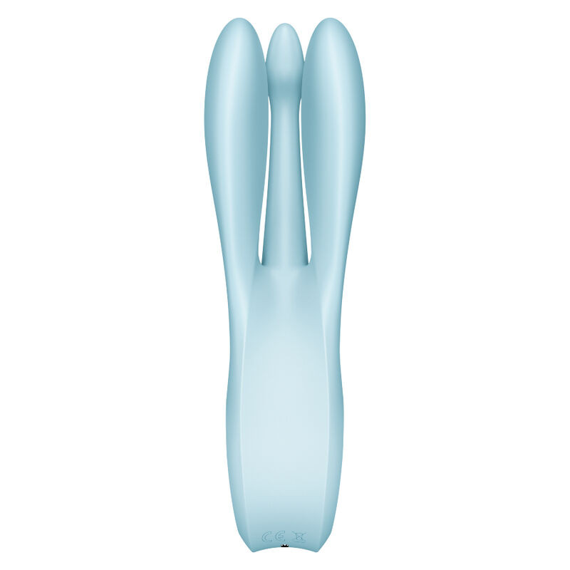 Satisfyer - Vibrateur Threesome 1 Bleu - Image 2