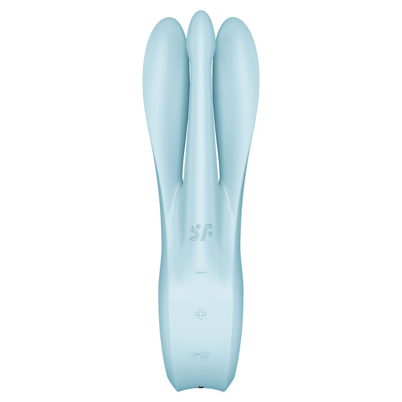 Satisfyer - Vibrateur Threesome 1 Bleu - Image 3