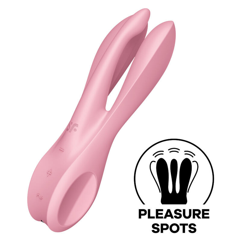 Satisfyer - Vibrateur Threesome 1 Bleu - Image 6