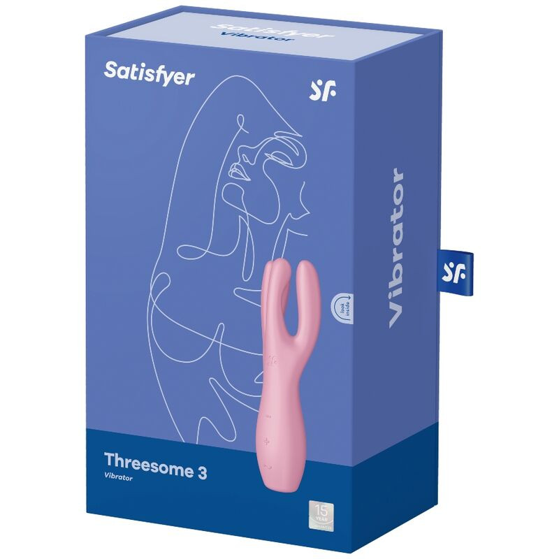Satisfyer - Vibrateur Threesome 3 Rose - Image 4