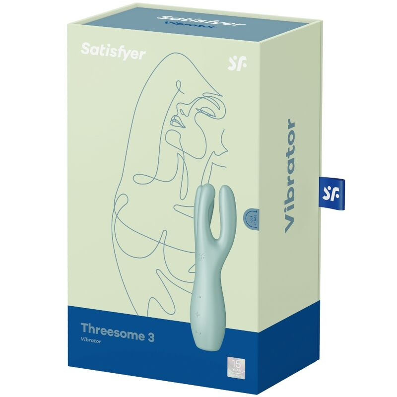 Satisfyer - Vibrateur Threesome 3 Rose - Image 8